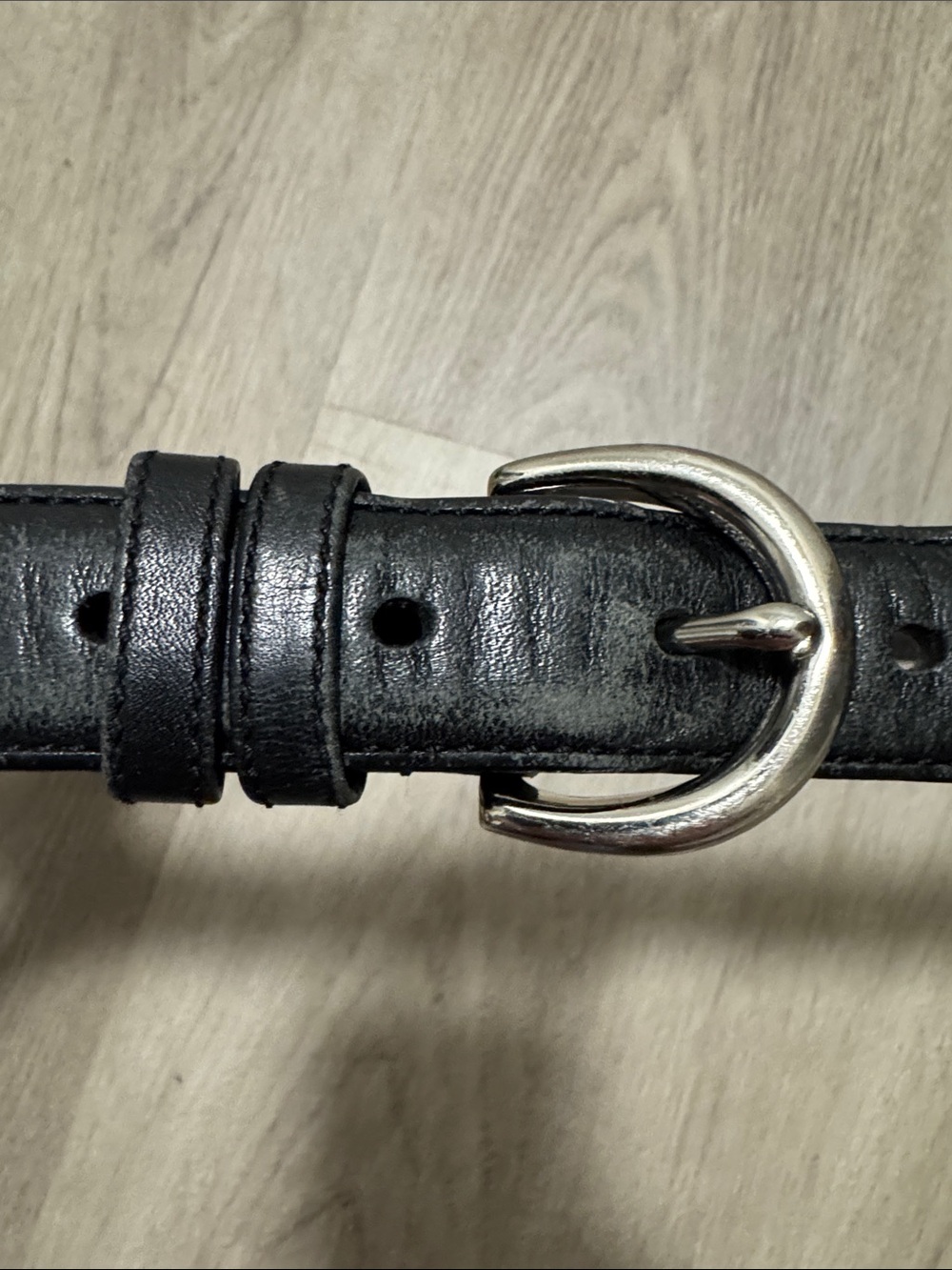 Coach 8504 Black Leather Belt